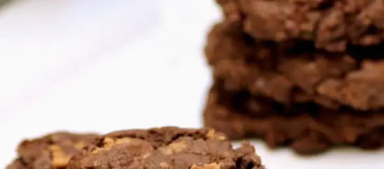 Chocolate Cake Reeses Peanut Butter Chunk Cookies