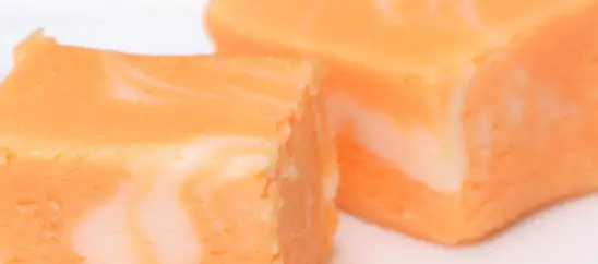 Marbled Orange Fudge