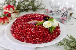 Pomegranate bracelet salad